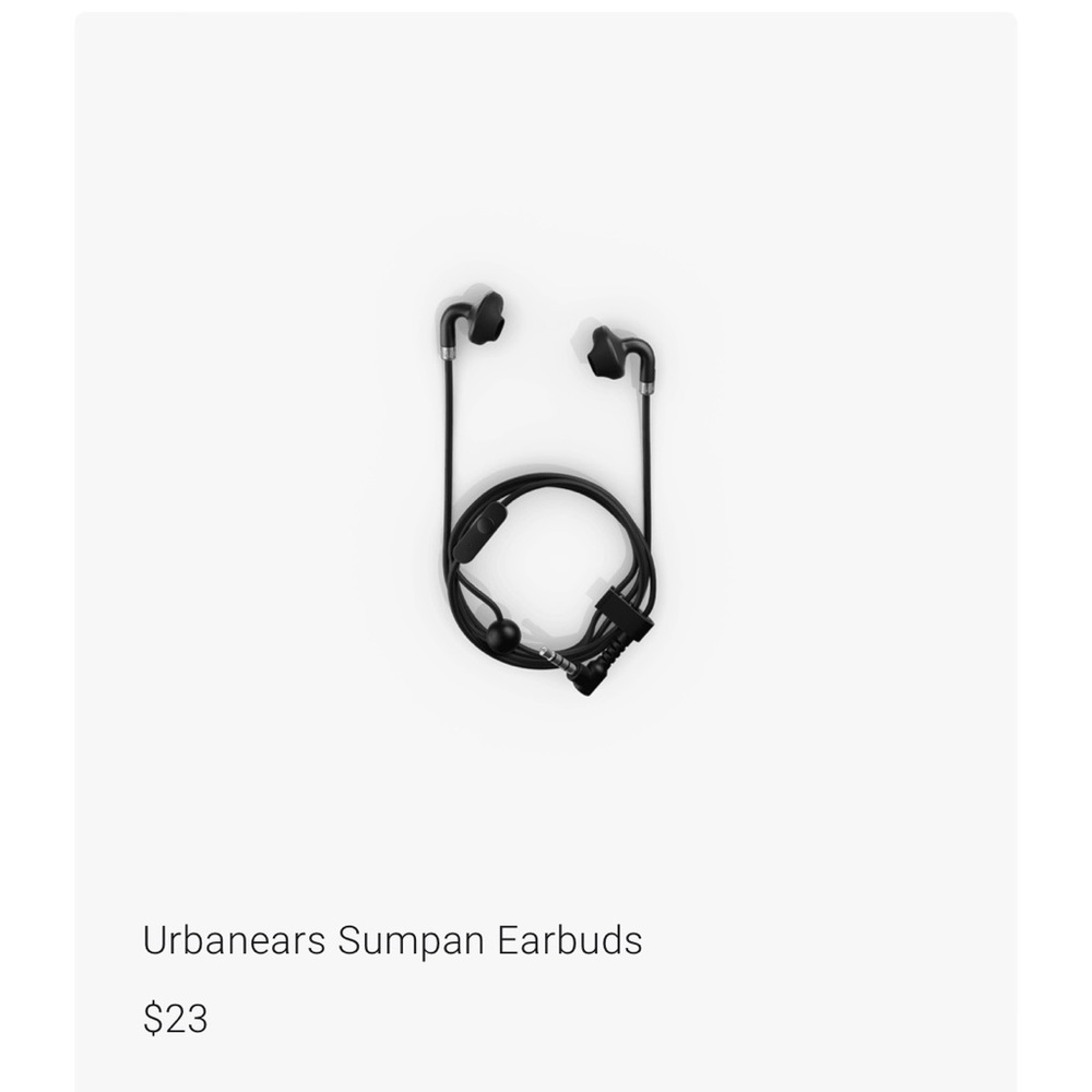 NEW Peloton Urbanears Sumpan Headphones Wired Earbuds